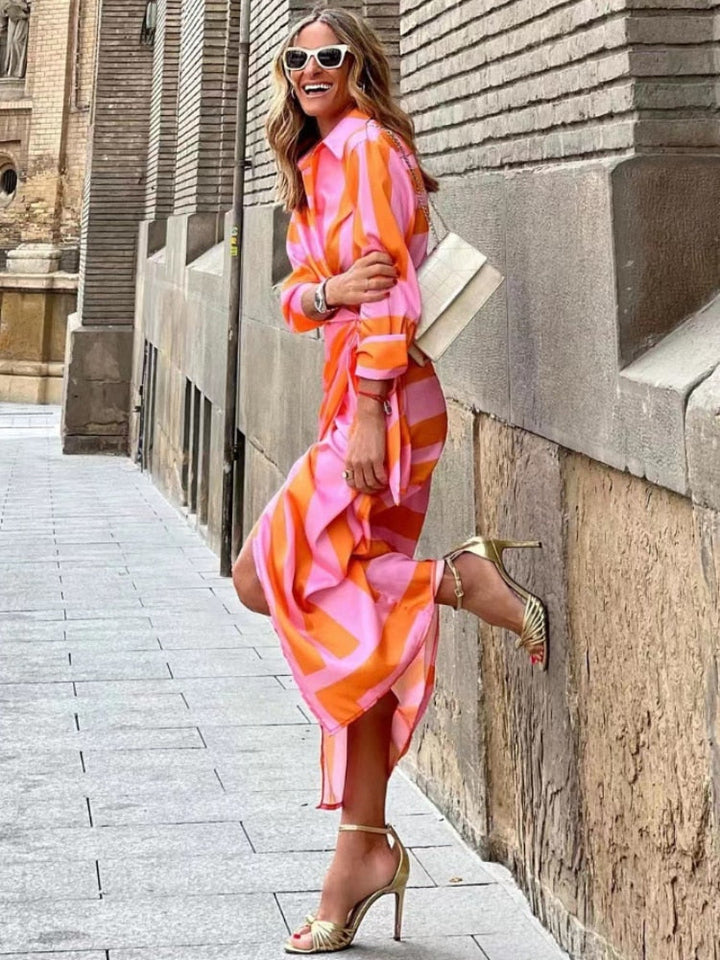 Kaelin | Printed Wrap Dress