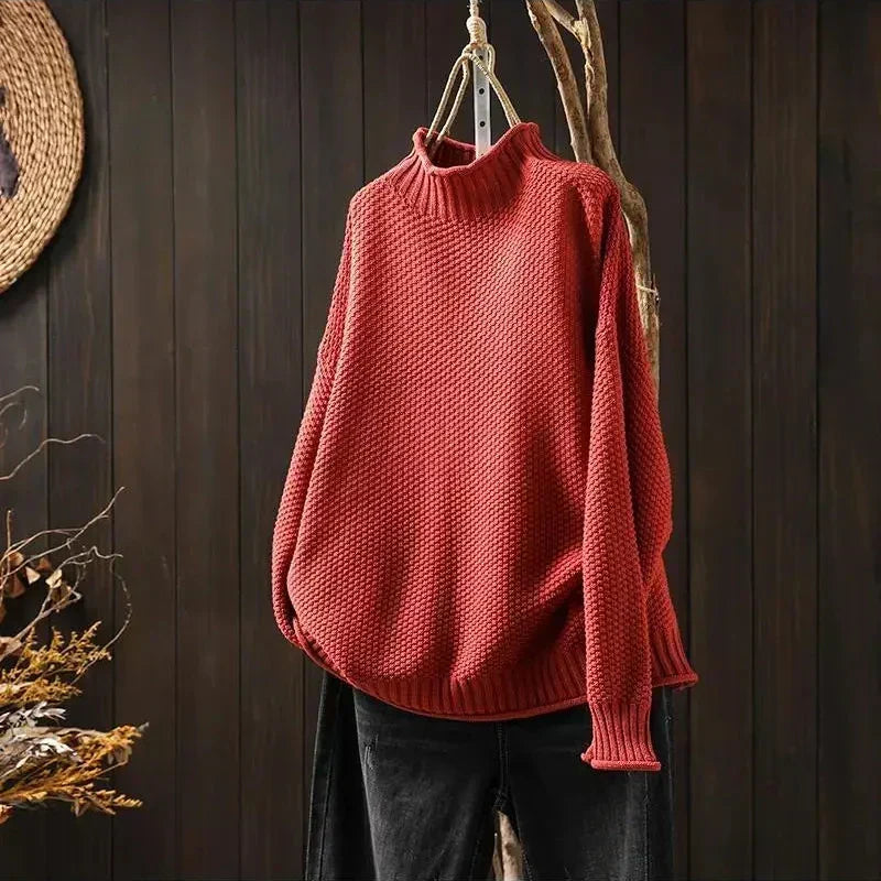 Ophelia – Relaxed Textured Knit Sweater