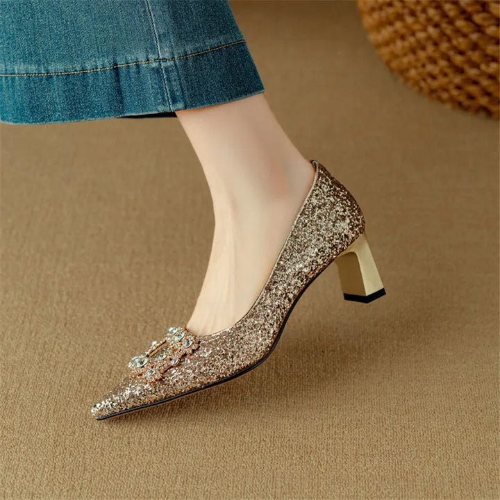 Olya | Glitter Pumps