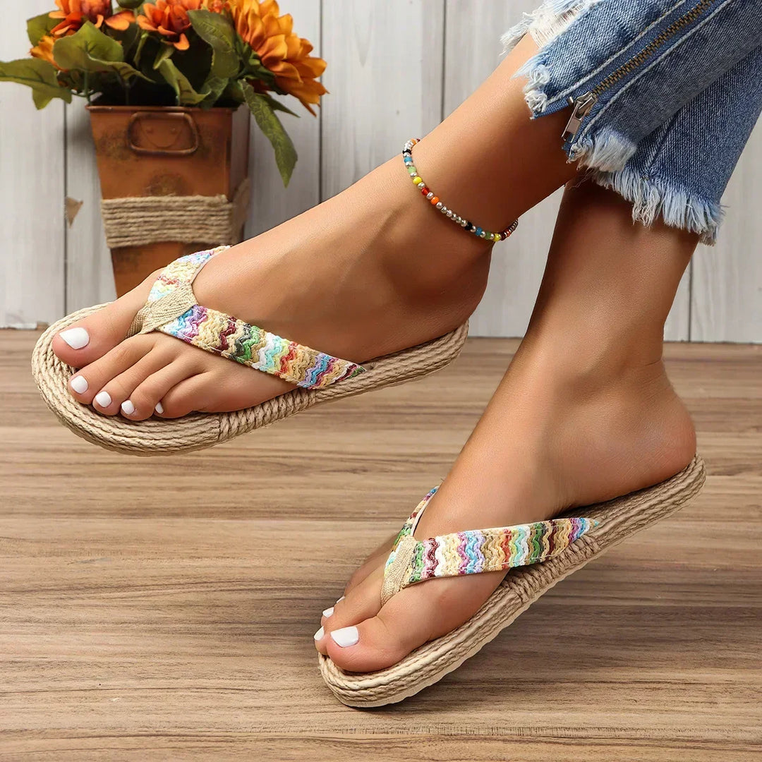 Lenore | Braided Flip Flops