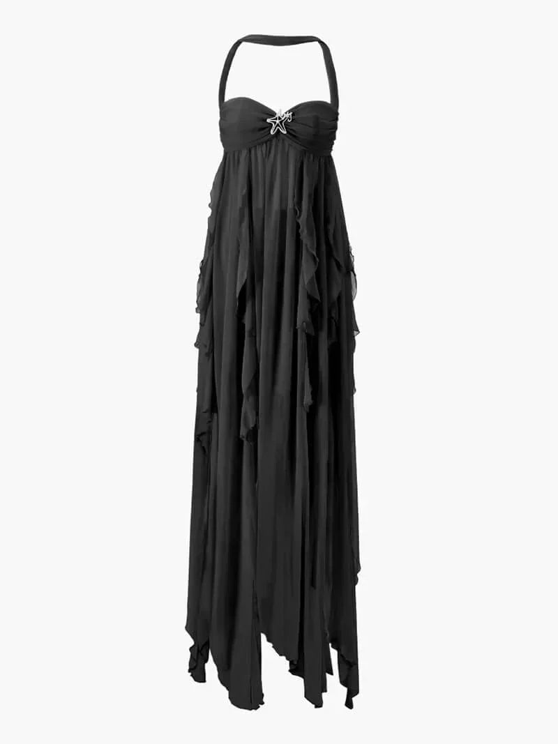 Sloane | Romantic Ruffle Maxi Dress