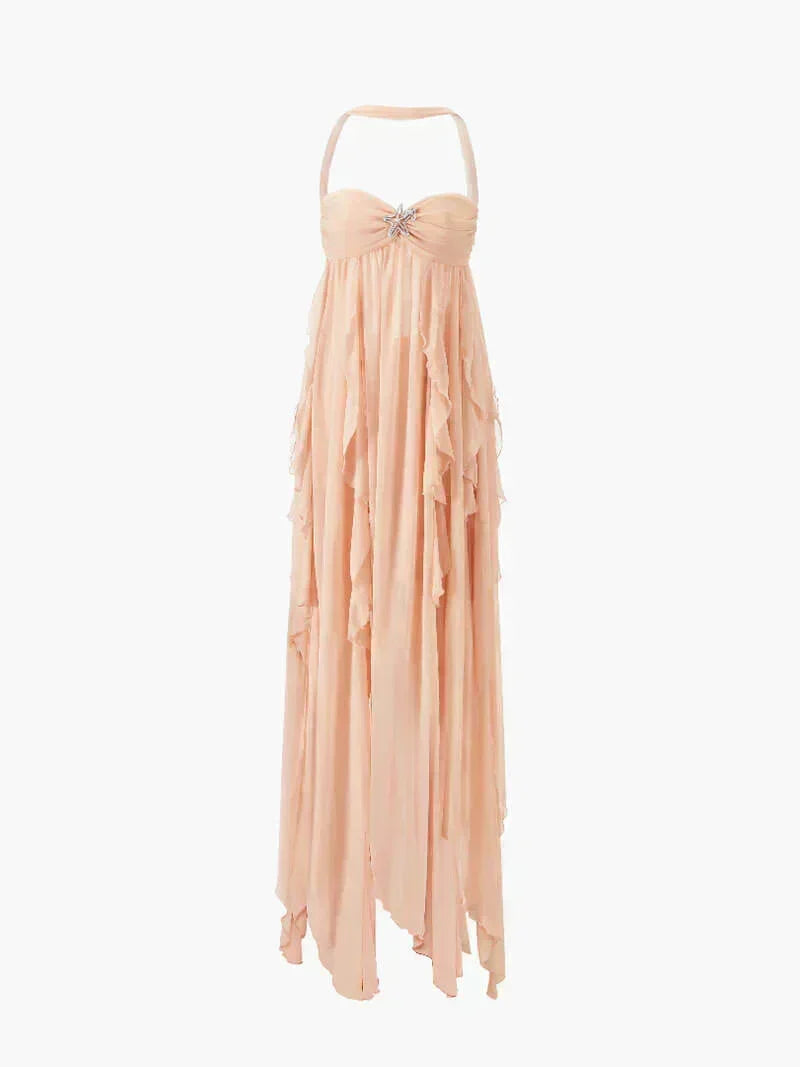 Sloane | Romantic Ruffle Maxi Dress