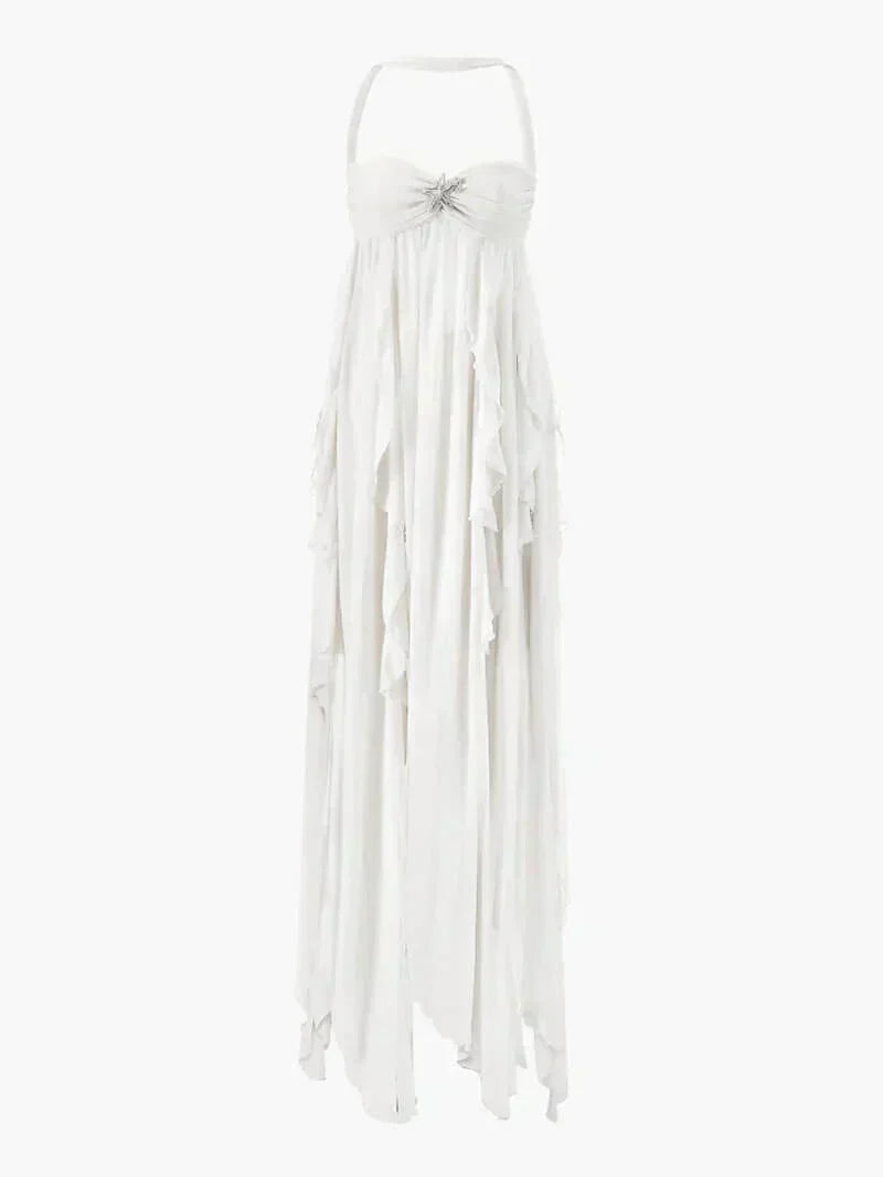 Sloane | Romantic Ruffle Maxi Dress