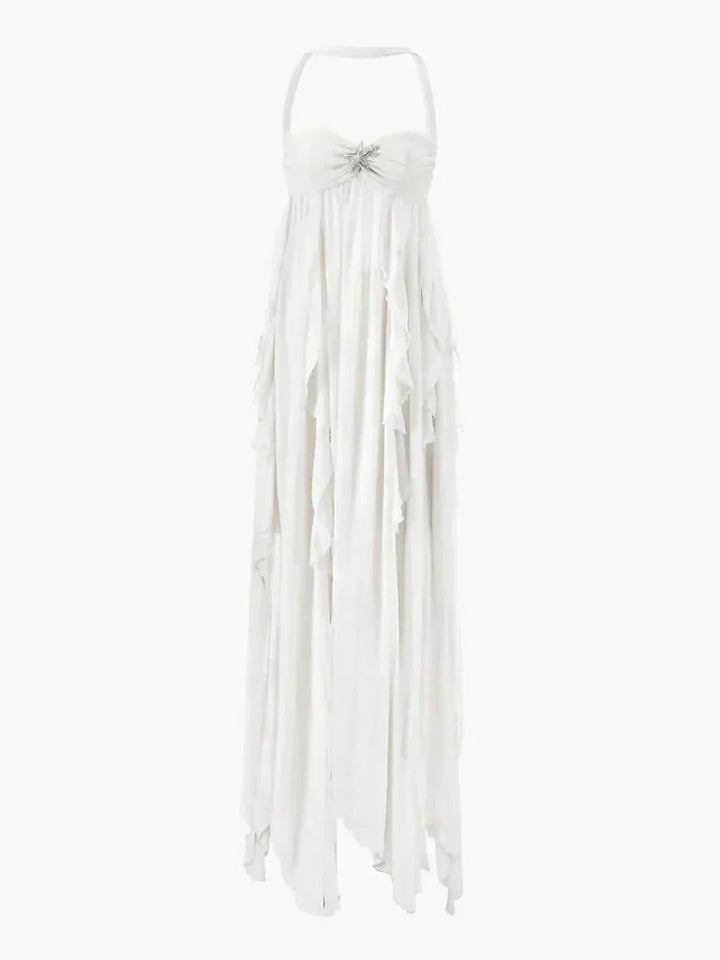 Sloane | Romantic Ruffle Maxi Dress