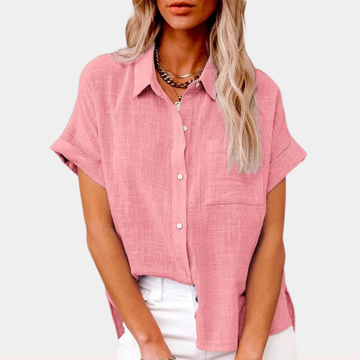 Kyleigh | Lightweight Shirt with Front Pocket