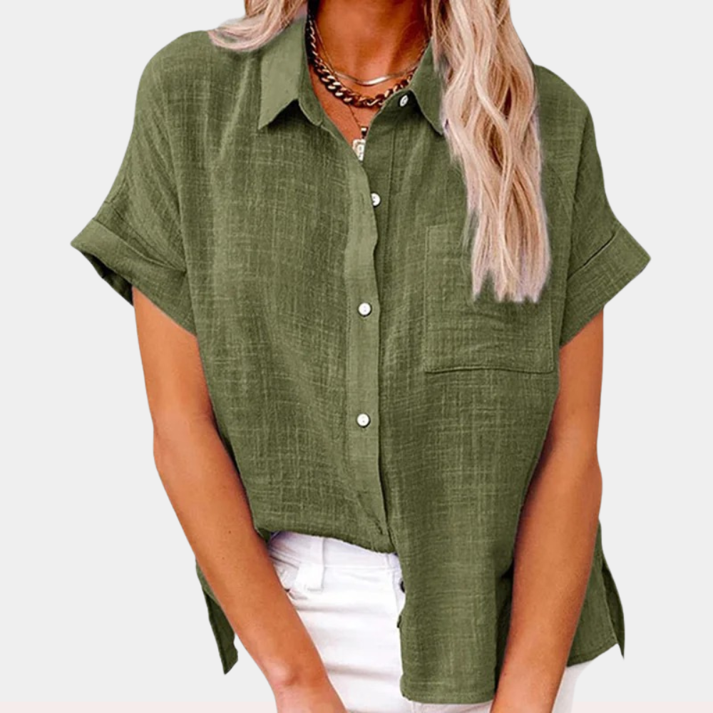 Kyleigh | Lightweight Shirt with Front Pocket