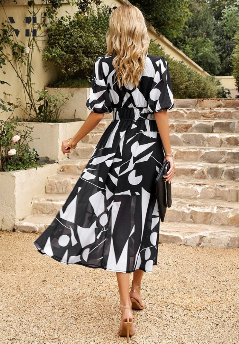 Adele | Elegant Floral Dress