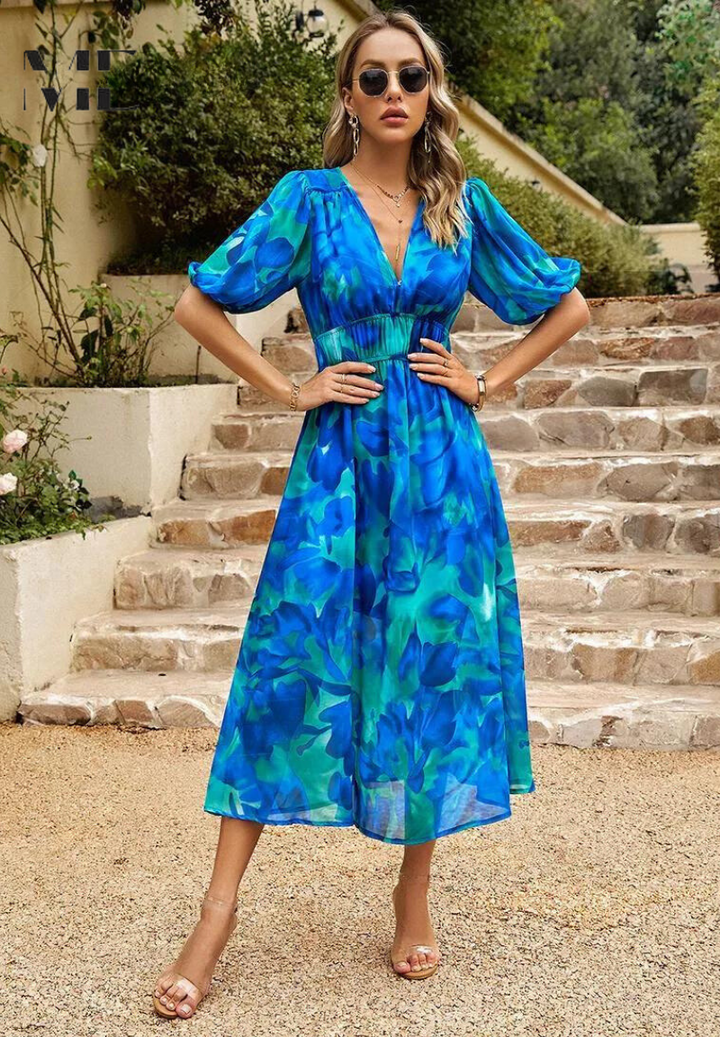Kalani | Elegant Floral Dress