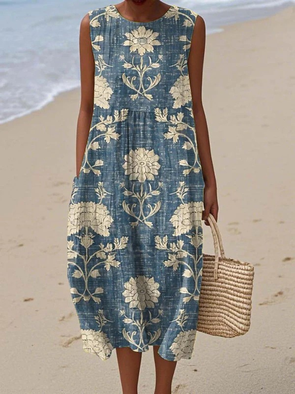 Tasha | Boho Midi Dress