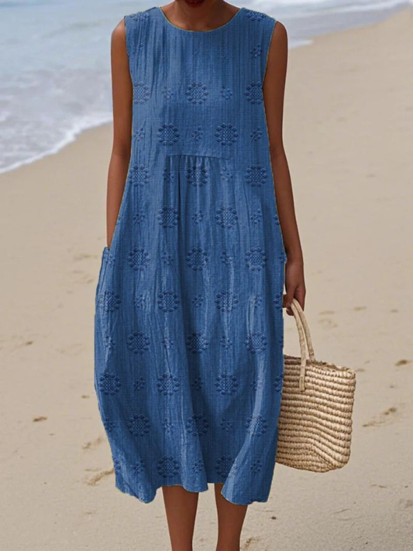 Loretta | Patterned Midi Dress