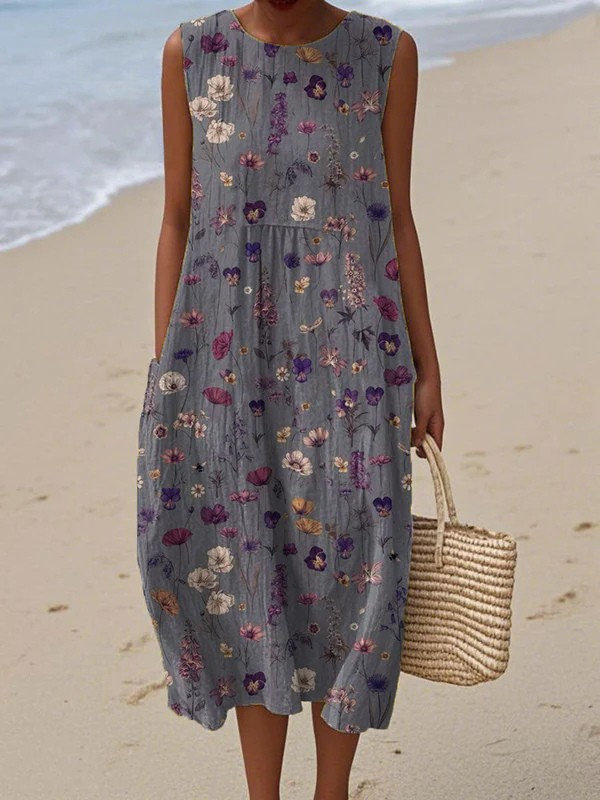 Sophia | Floral Midi Dress