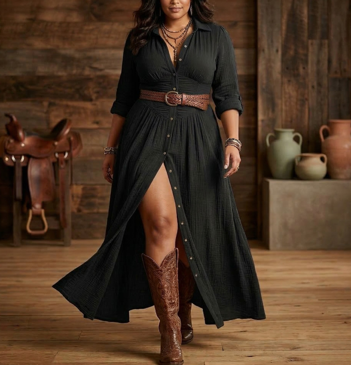 Aspen | Belted Day Dress