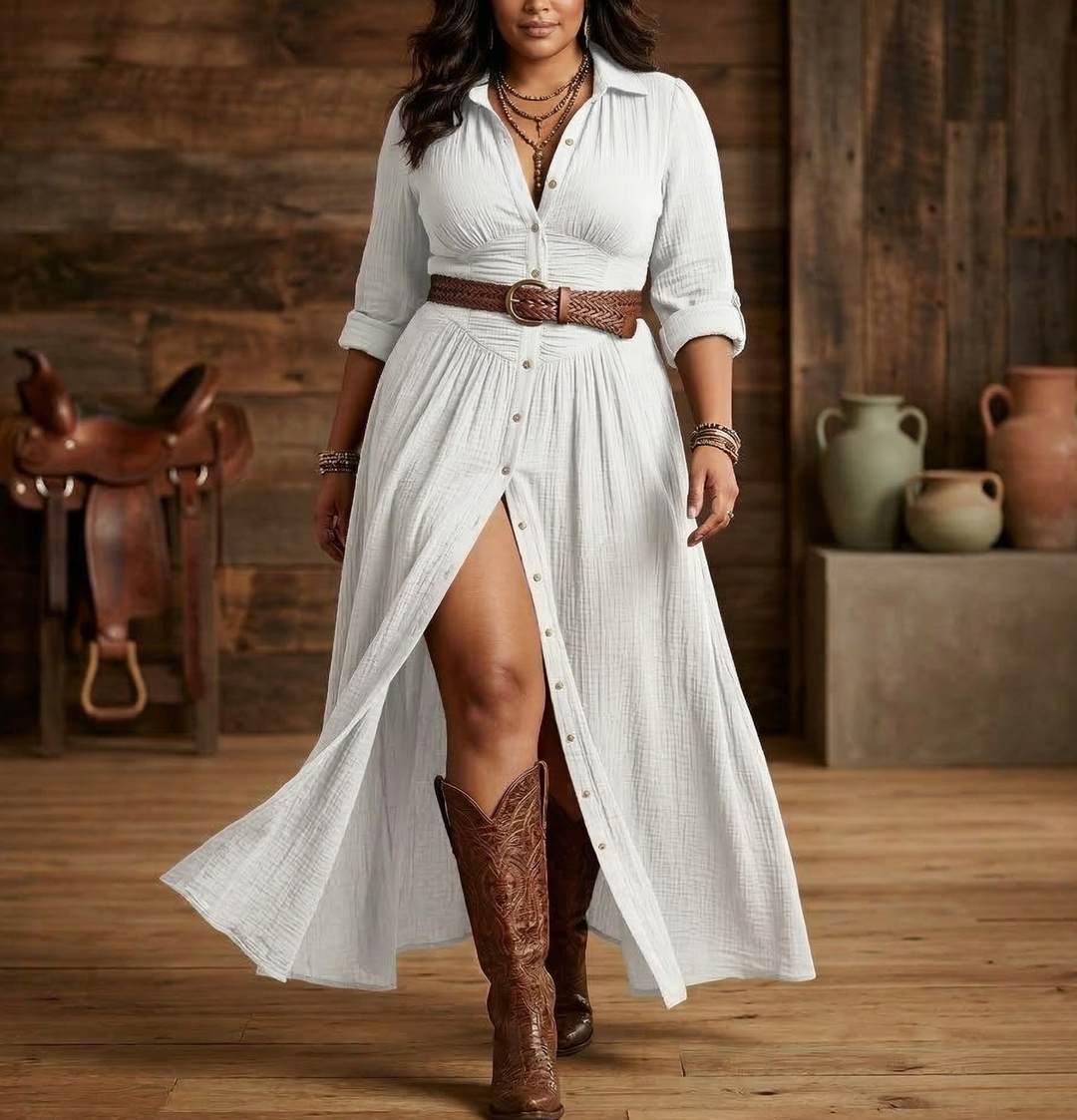 Aspen | Belted Day Dress