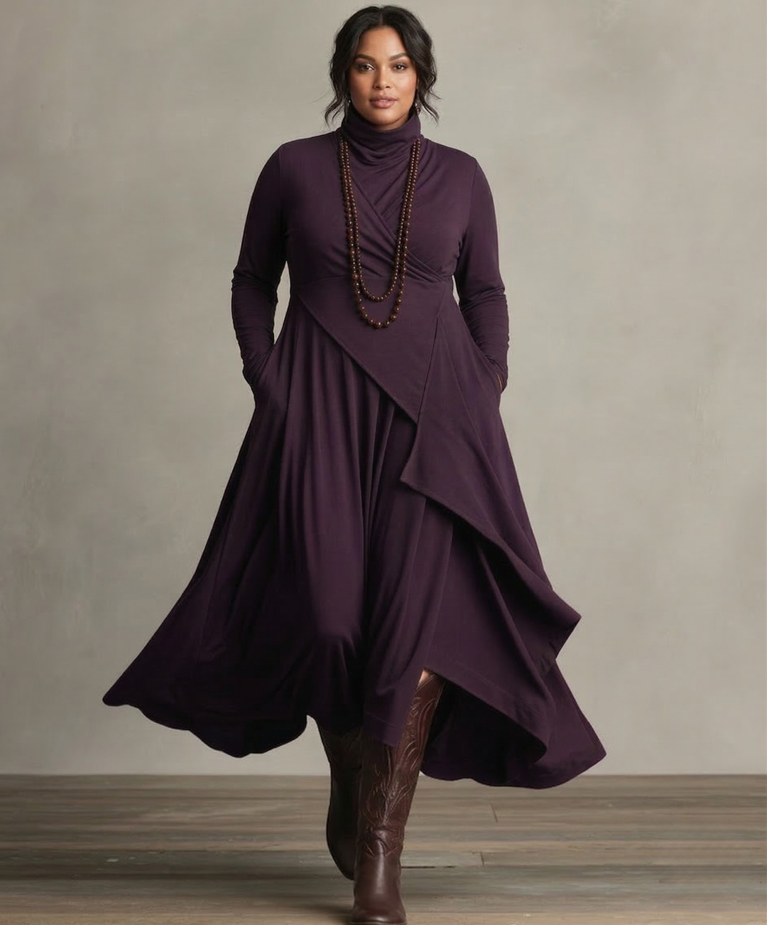 Brynn | Elegant Draped Dress