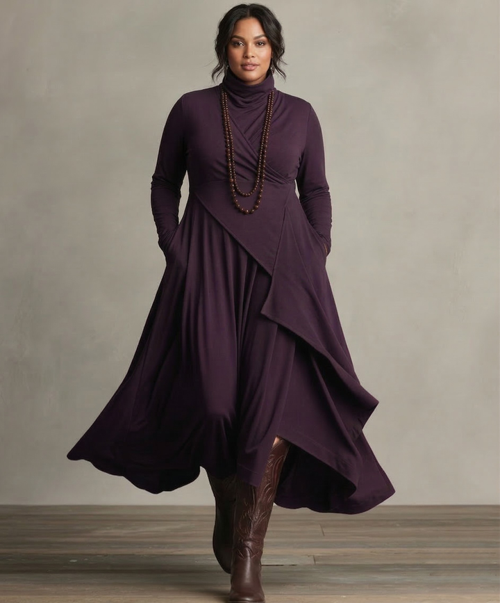 Brynn | Elegant Draped Dress