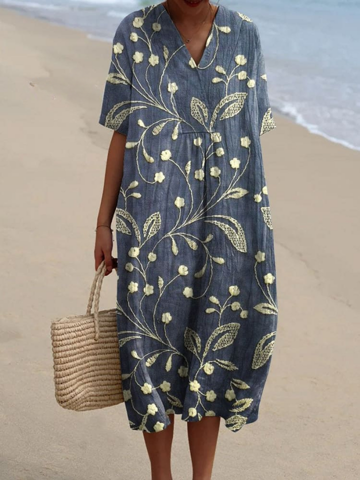 Audrey | Floral Comfort Maxi Dress