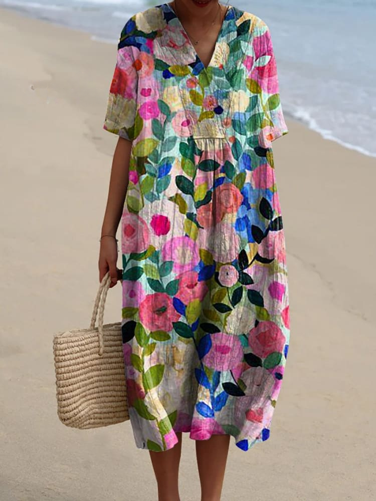 Caroline | Floral Garden Dress