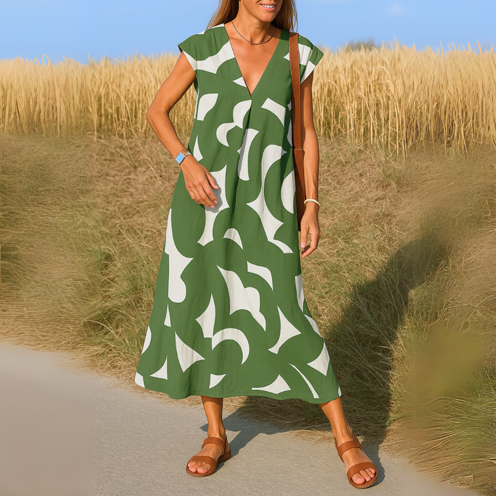 Taryn | Lightweight V-Neck Dress