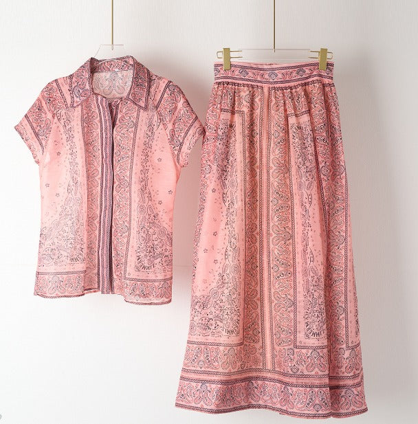 Thea | Two Piece Boho Print Set