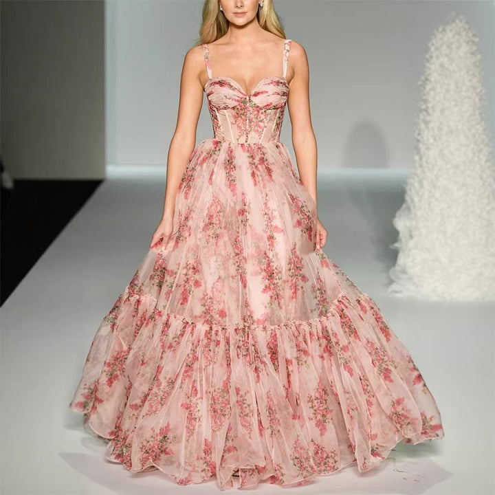 Alanna | Tiered Ruffle Tulle Gown