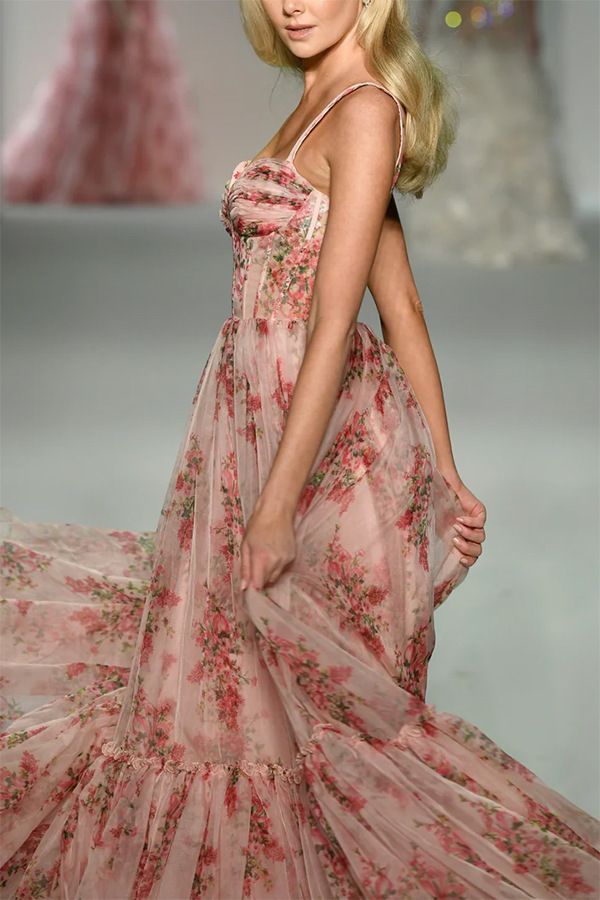 Alanna | Tiered Ruffle Tulle Gown