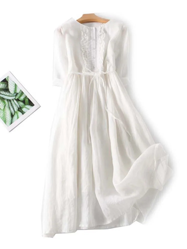 Krystyn | Stylish Linen Dress
