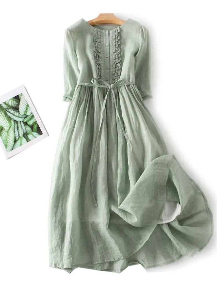Krystyn | Stylish Linen Dress