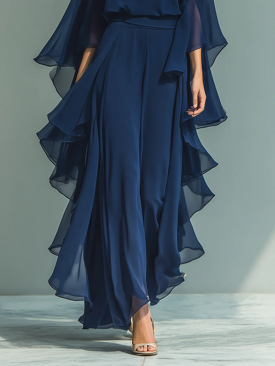 Emelia | Elegant Flowing Evening Jumpsuit