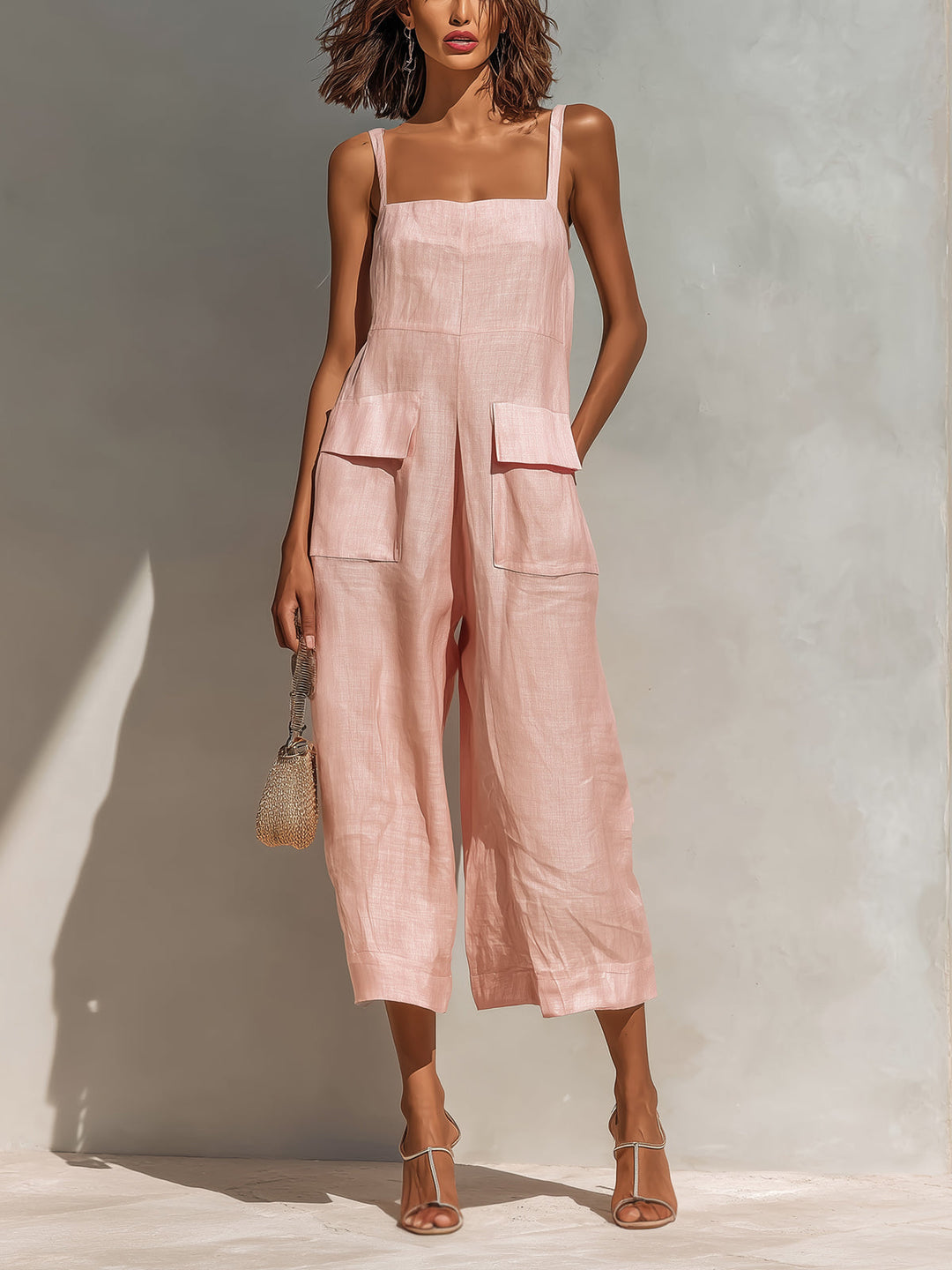 Zaniya | Minimal Linen Jumpsuit
