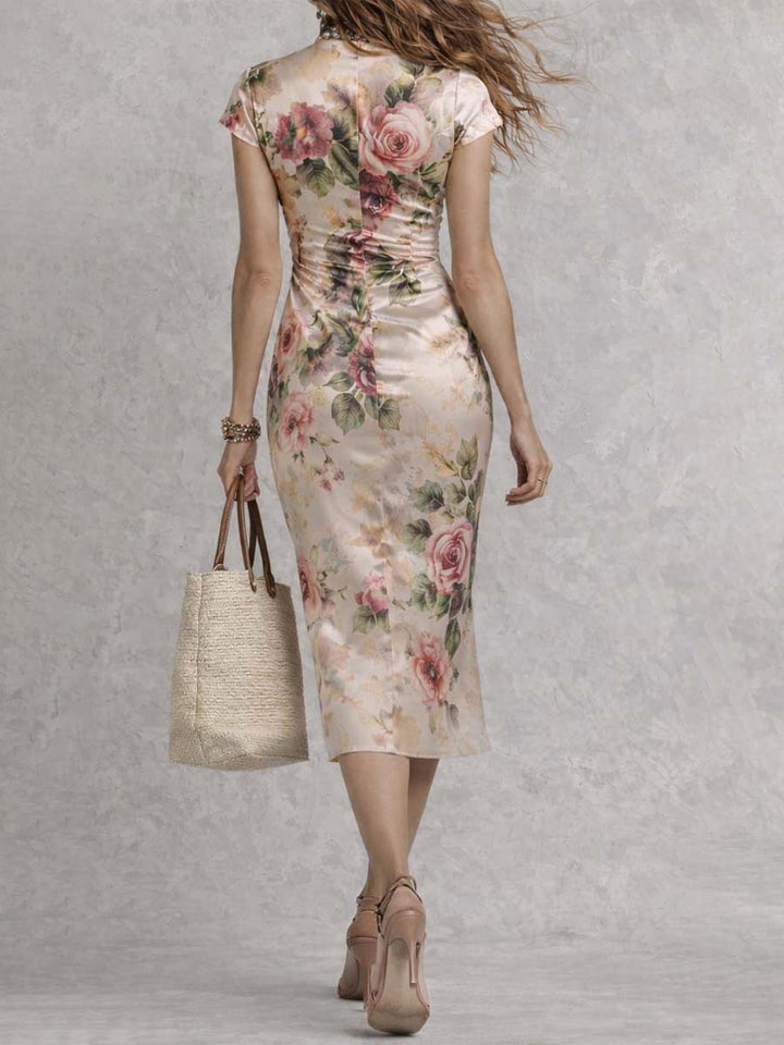 Jolene | Classic Floral Wrap Dress