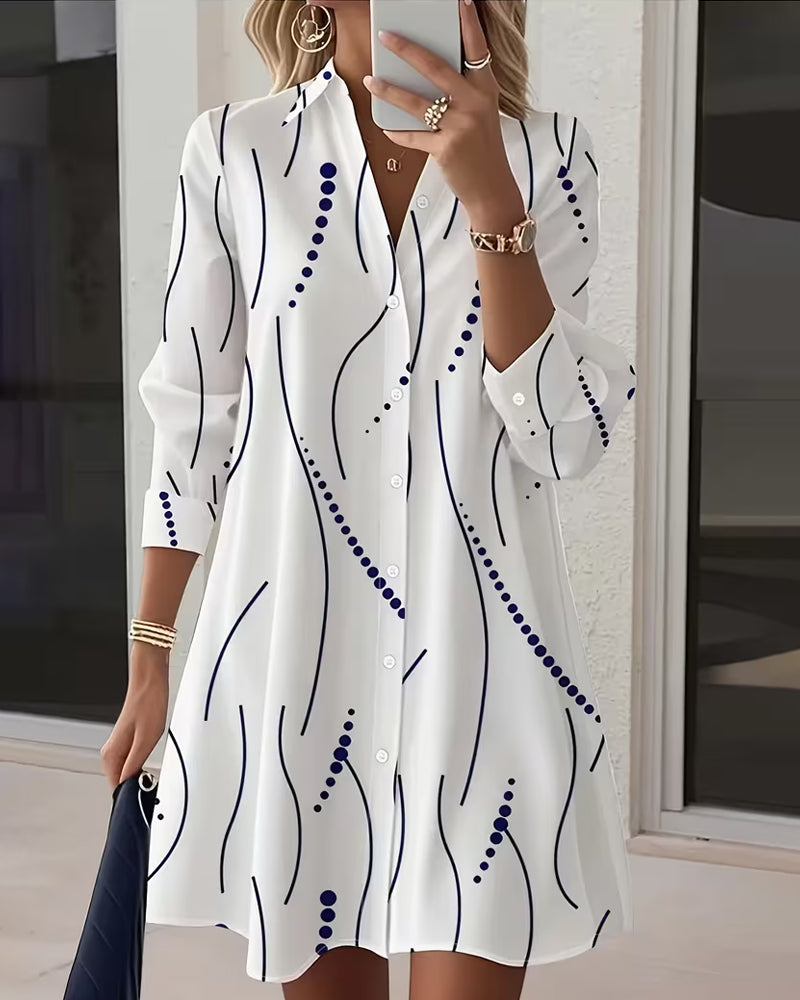 Nina | Wavy Collar Shirt