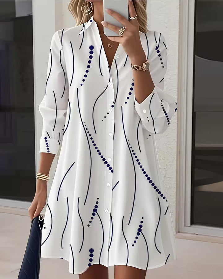 Nina | Wavy Collar Shirt