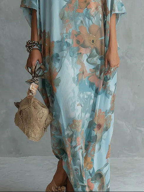 Haven | Relaxed Floral Kaftan Dress