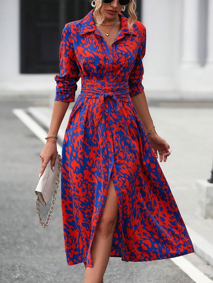 Remmy | Geometric Shirt Dress