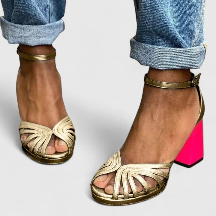 Marianna | Refined Heels Gold