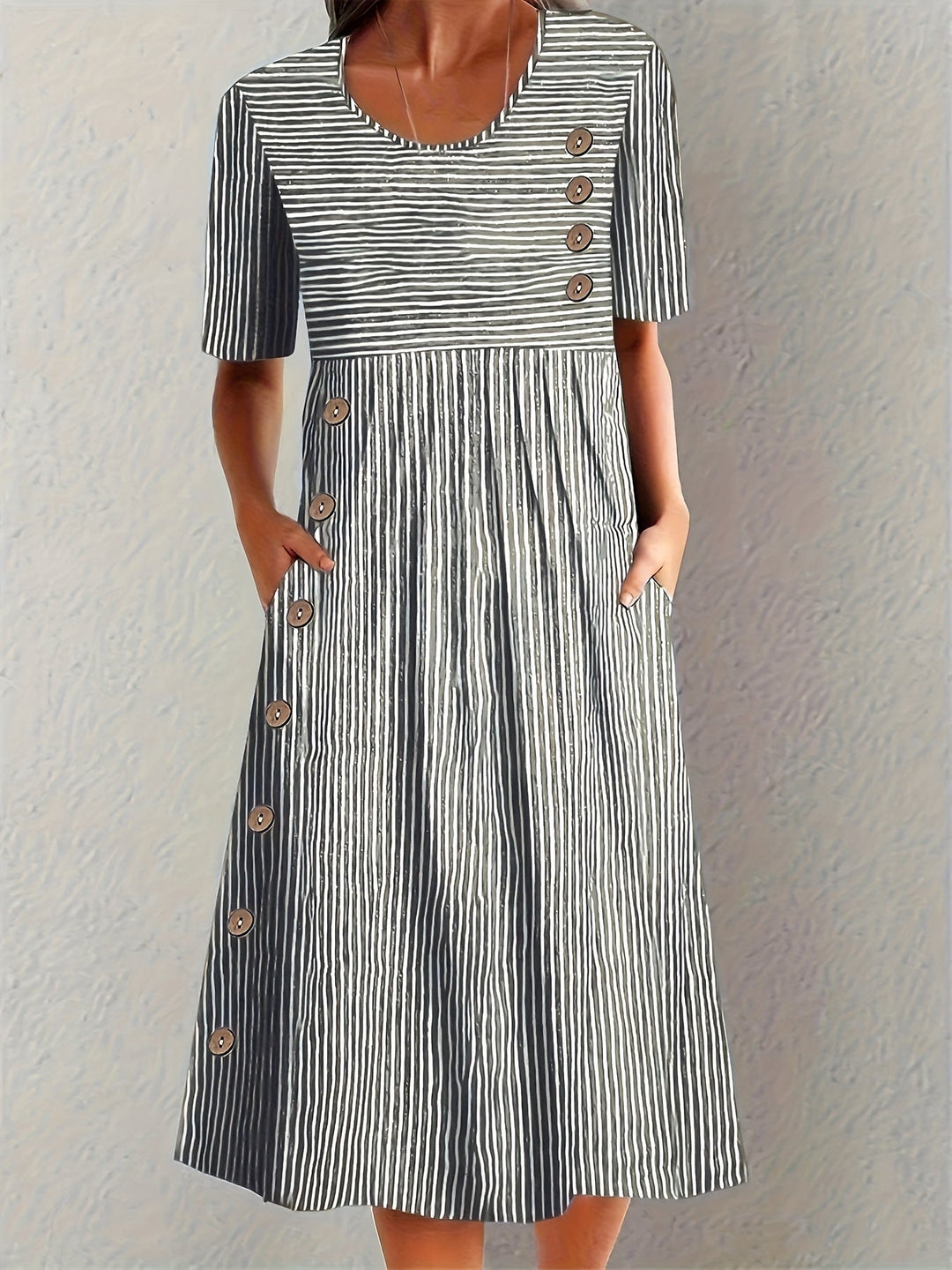 Edna | Striped Summer Dress