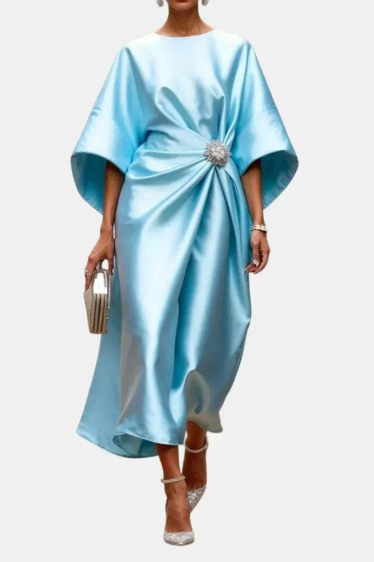Alaina | Elegant Satin Maxi Dress