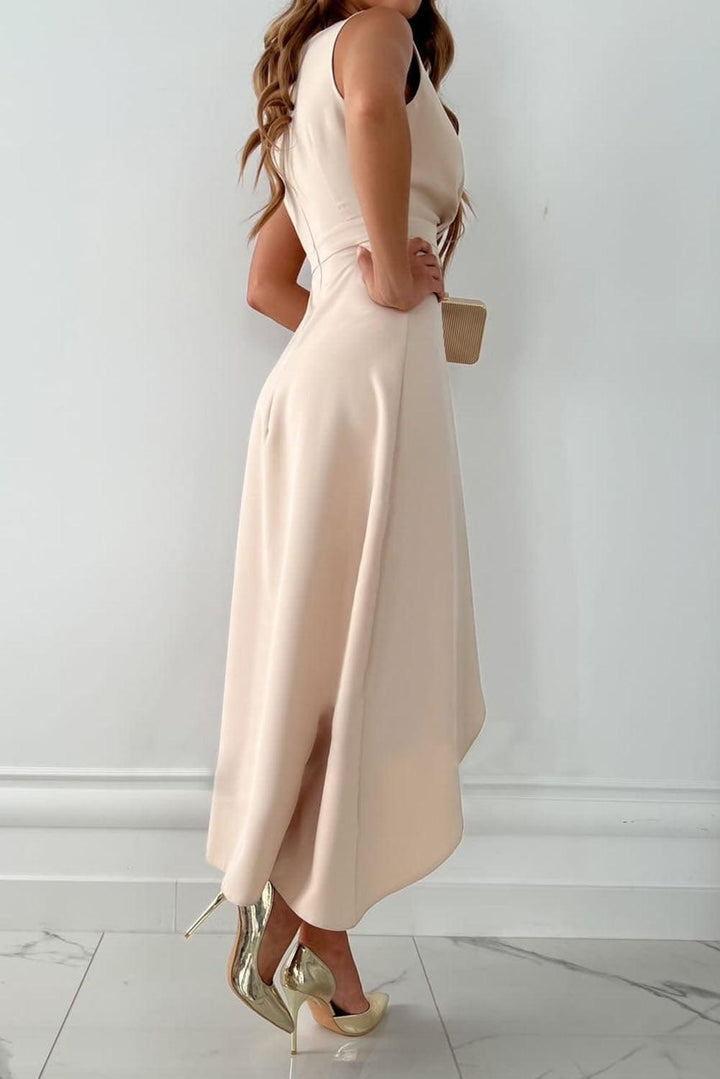 Celia | Midi Wrap Dress with V-Neck