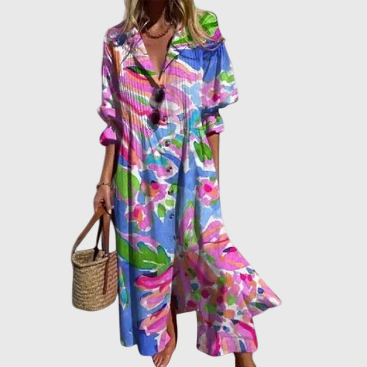 Elsie | Elegant Bohemian Maxi Dress