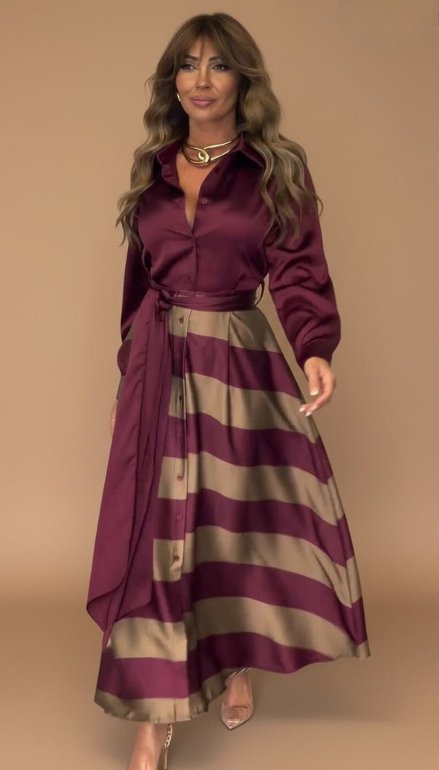 Seraphina | Striped Maxi Dress