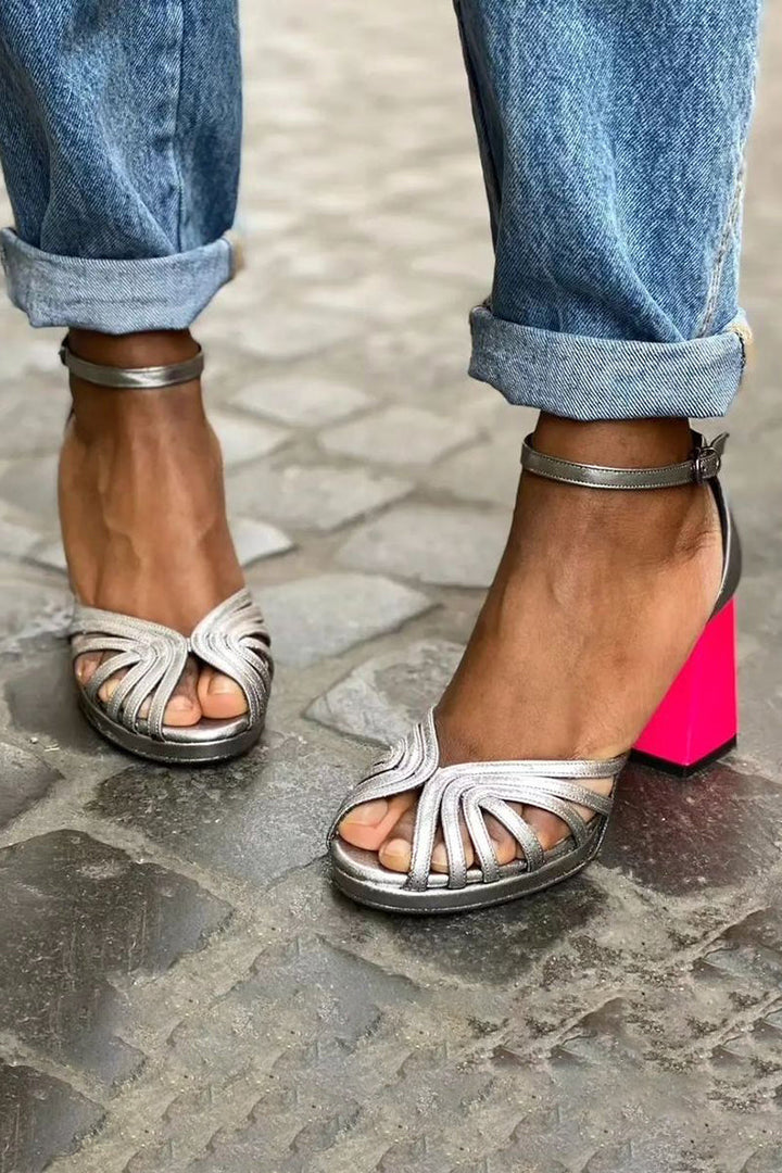 Quincy | Refined Heels Silver
