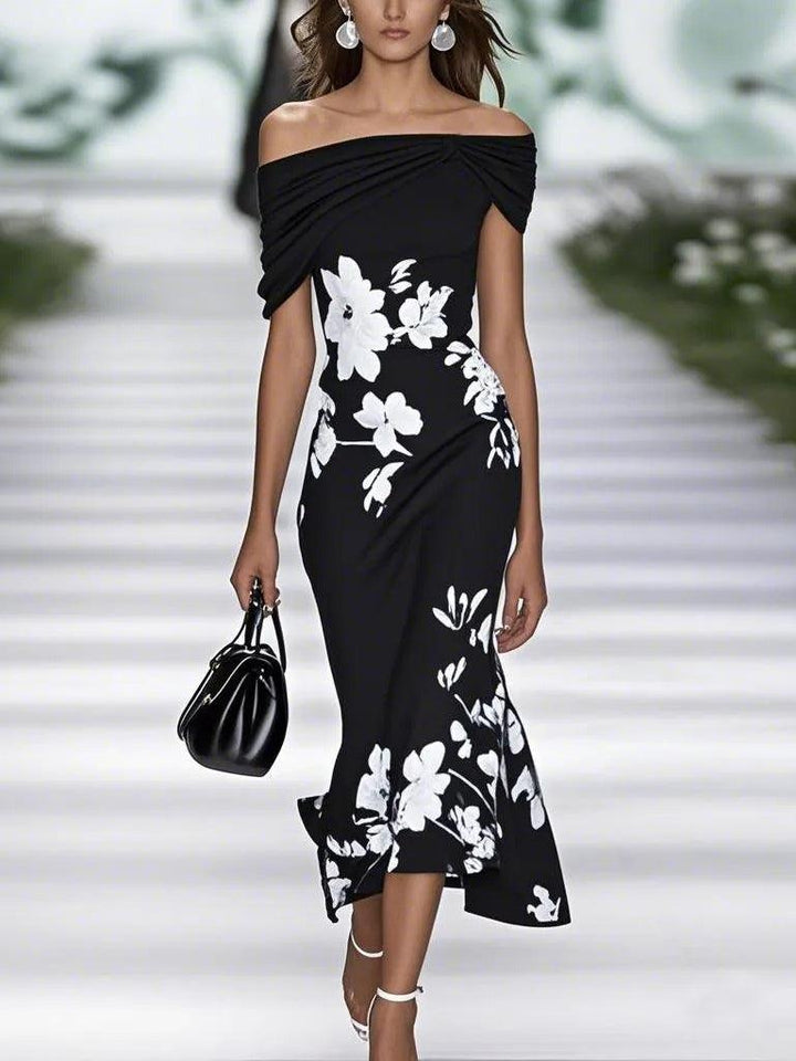 Esperanza | Elegant Floral Print Dress