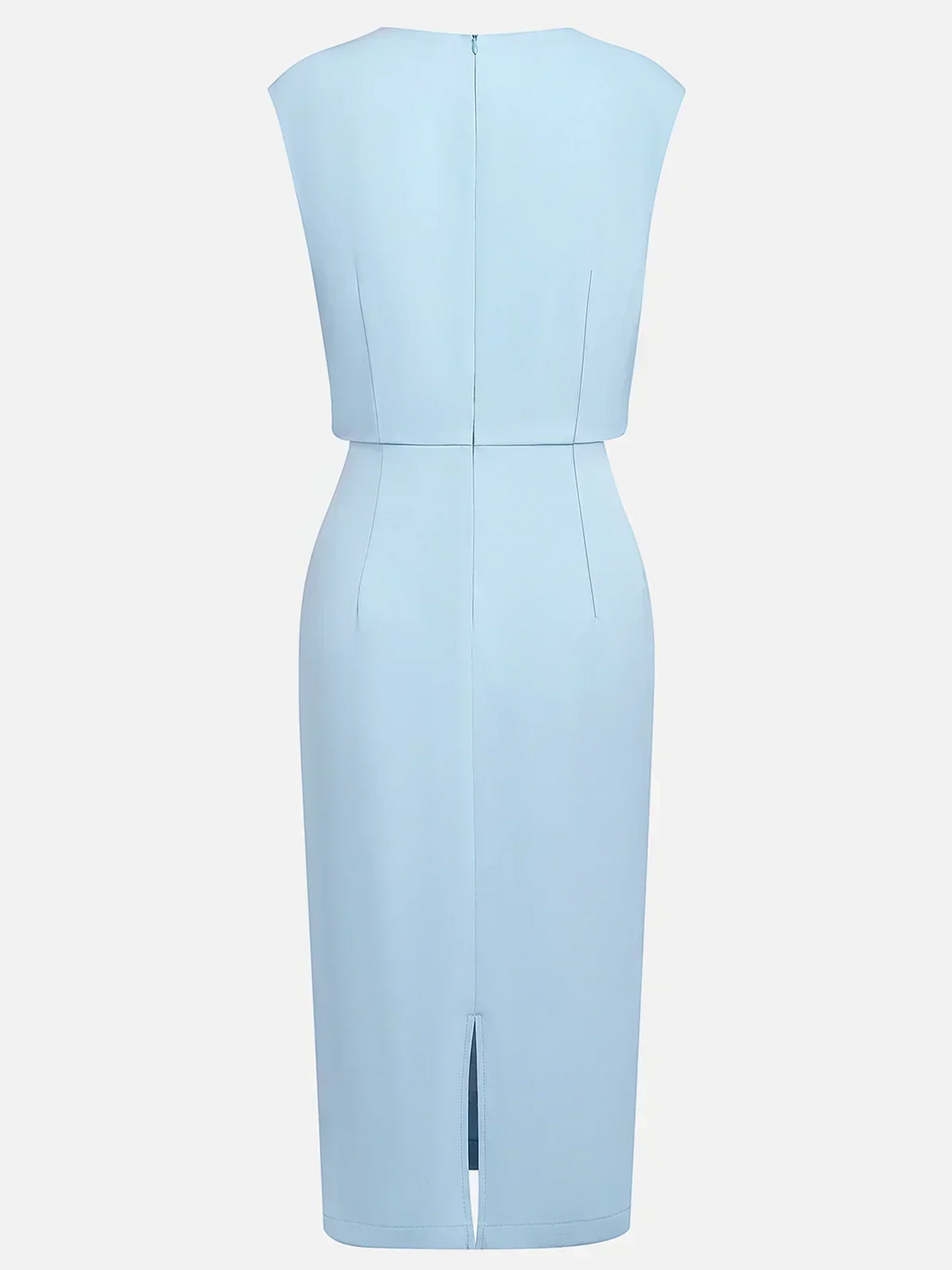 Jayda | Midi Dress with Side Draping and Sophisticated Charm