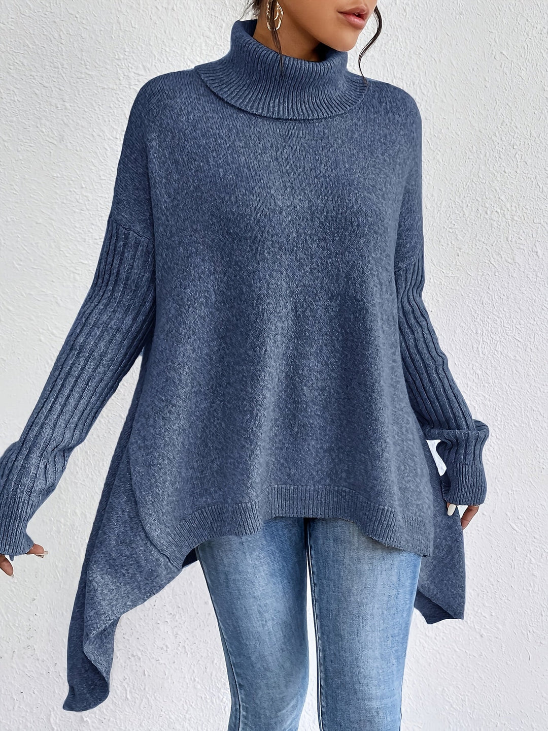 Jodi – Turtleneck Oversized Casual Sweater