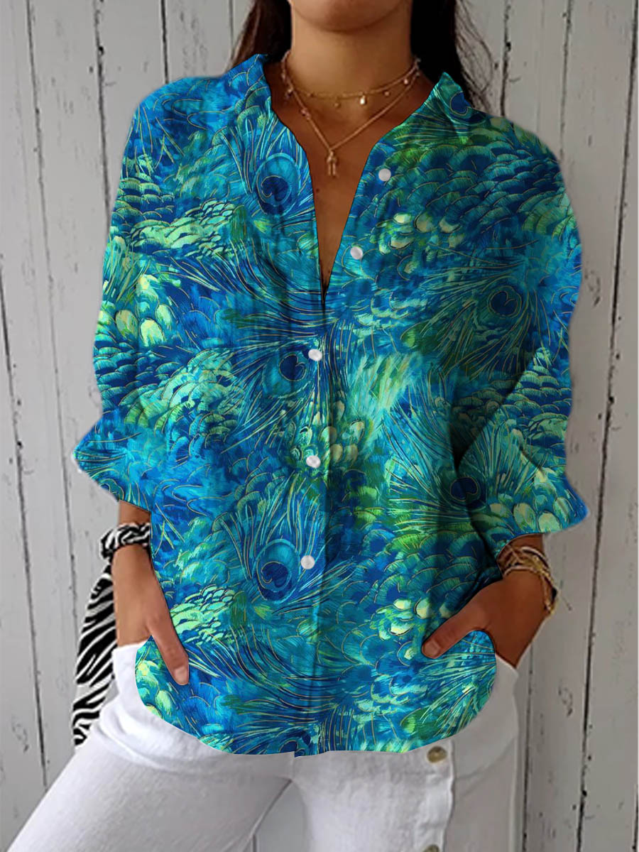 Alondra | Peacock Grace Blouse