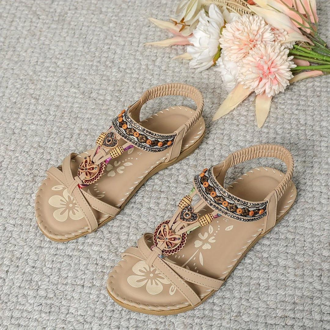 Amy | Boho Flat Sandals