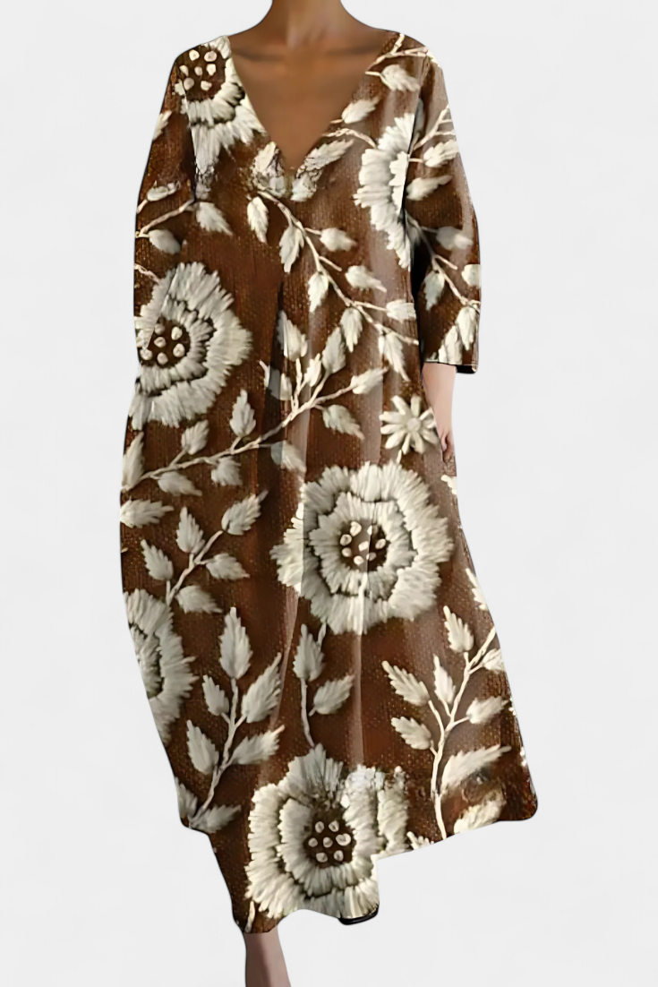 Willa | Comfortable V-Neck Dress