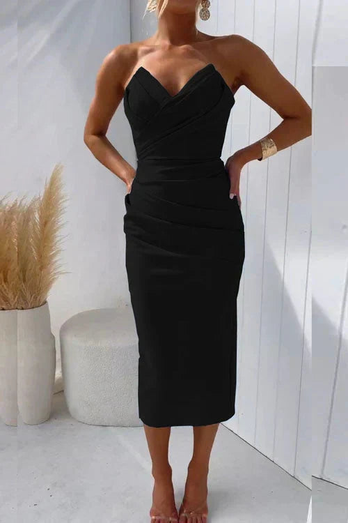 Marion | Backless Midi Dress
