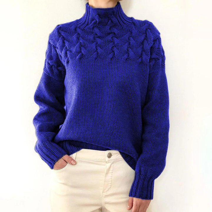 Myra – Cable Knit Turtleneck Sweater