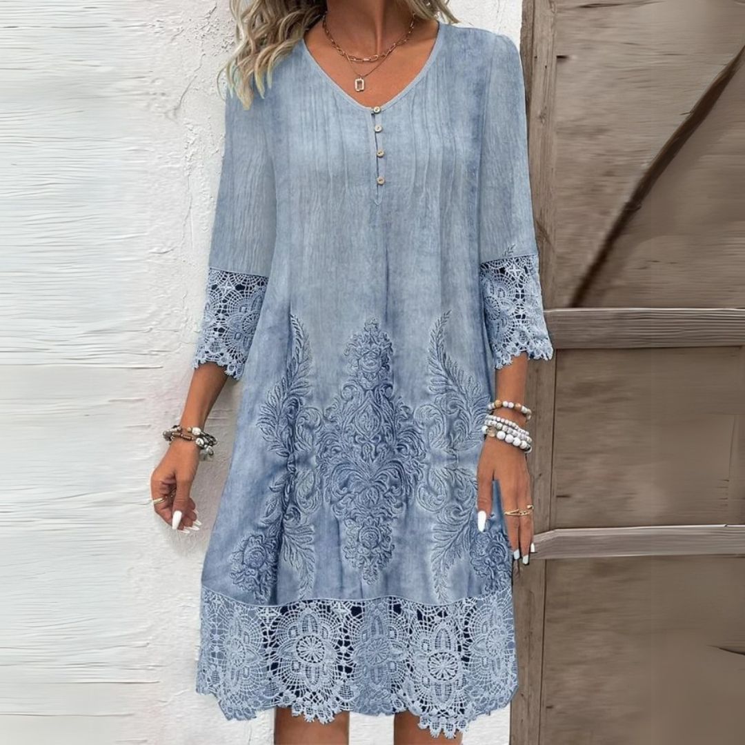 Odette | Floral Midi Dress